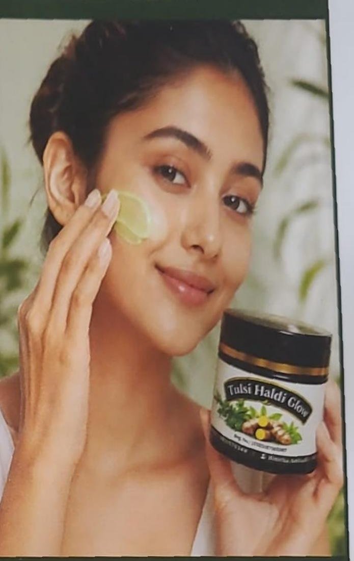 Natural herbal skincare application
